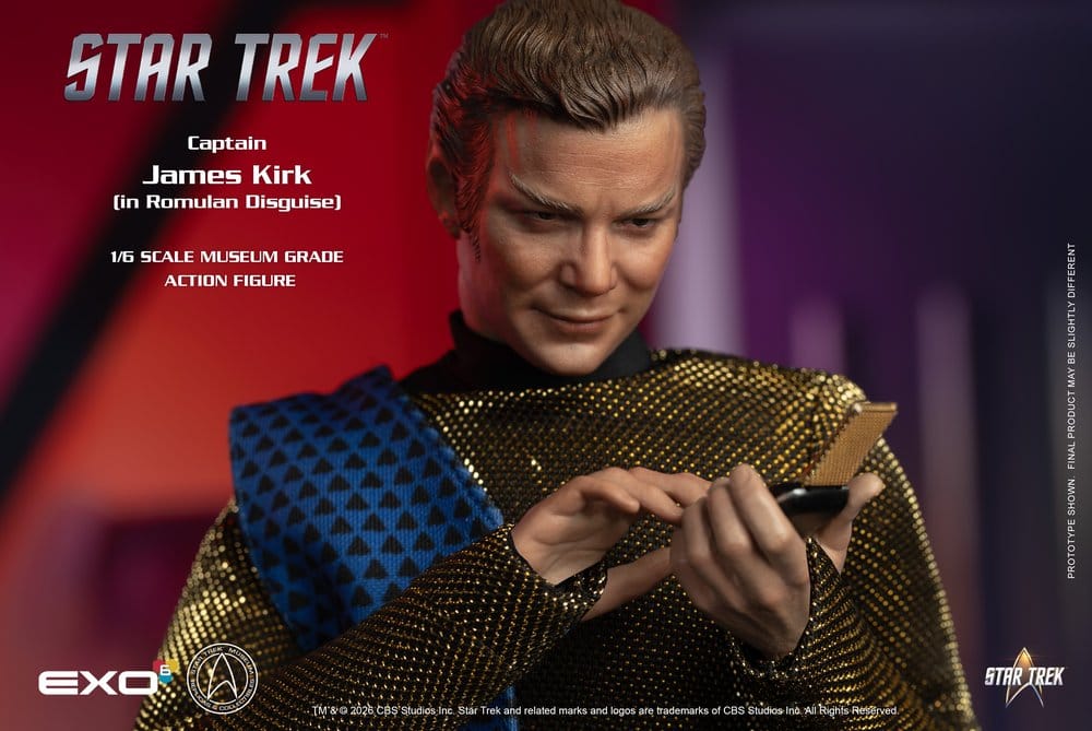 Star Trek: The Original Series Action Figure 1/6 Captain James T. Kirk (Romulan Disguise) 29 cm 0787480716149