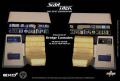 Star Trek: The Next Generation Replica 1/6 Enterprise-D Bridge Consoles Set 0787480716057
