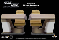 Star Trek: The Next Generation Replica 1/6 Enterprise-D Bridge Consoles Set 0787480716057