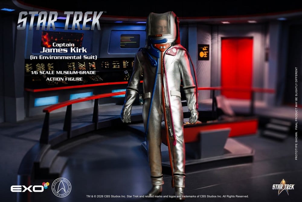 Star Trek: The Original Series Action Figure 1/6 Captain James T. Kirk (in Environmental Suit) 29 cm 0787480716187