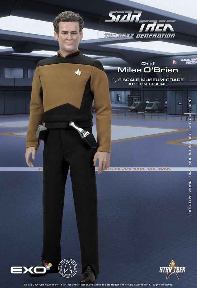 Star Trek: The Next Generation Action Figure 1/6 Chief Miles O'Brien Essential Version 30 cm 0787480716132