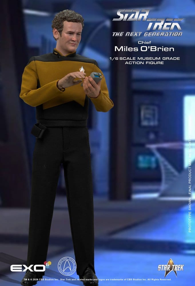 Star Trek: The Next Generation Action Figure 1/6 Chief Miles O'Brien Essential Version 30 cm 0787480716132