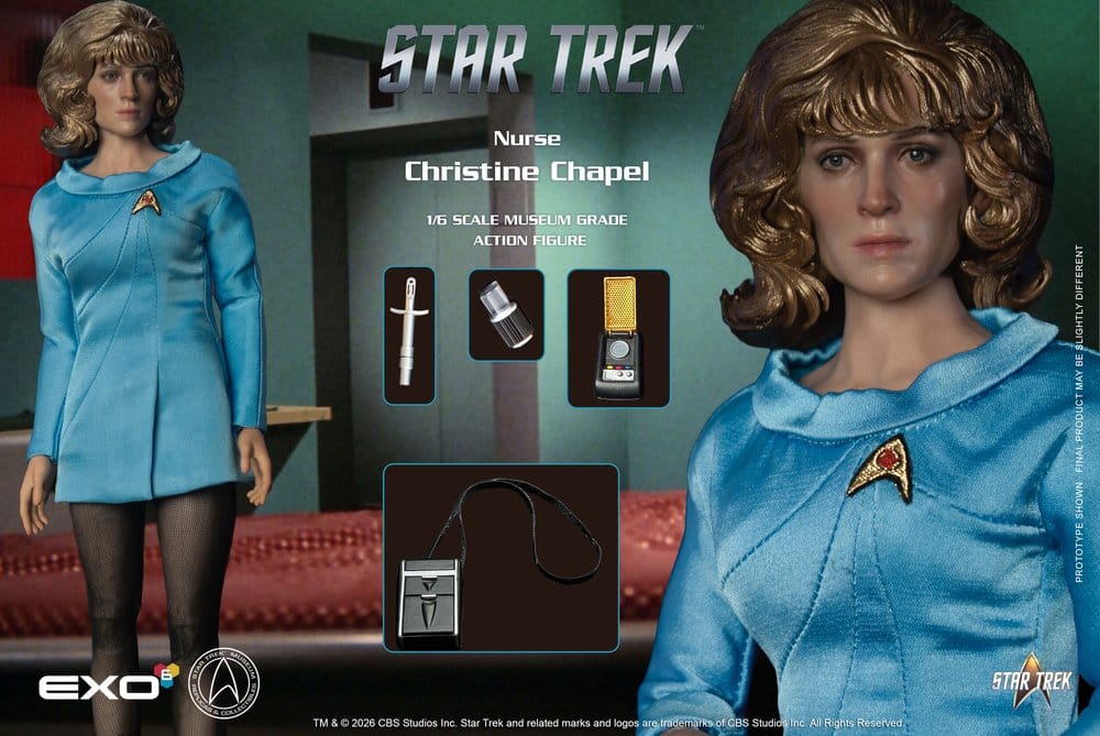 Star Trek: The Original Series Museum Grade Action Figure 1/6 Nurse Christine Chapel 28 cm 0787480716231