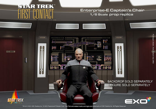 Star Trek: First Contact Replica 1/6 Enterprise-E Captain's Chair 15 cm 0860006181062