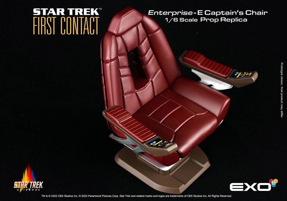Star Trek: First Contact Replica 1/6 Enterprise-E Captain's Chair 15 cm 0860006181062