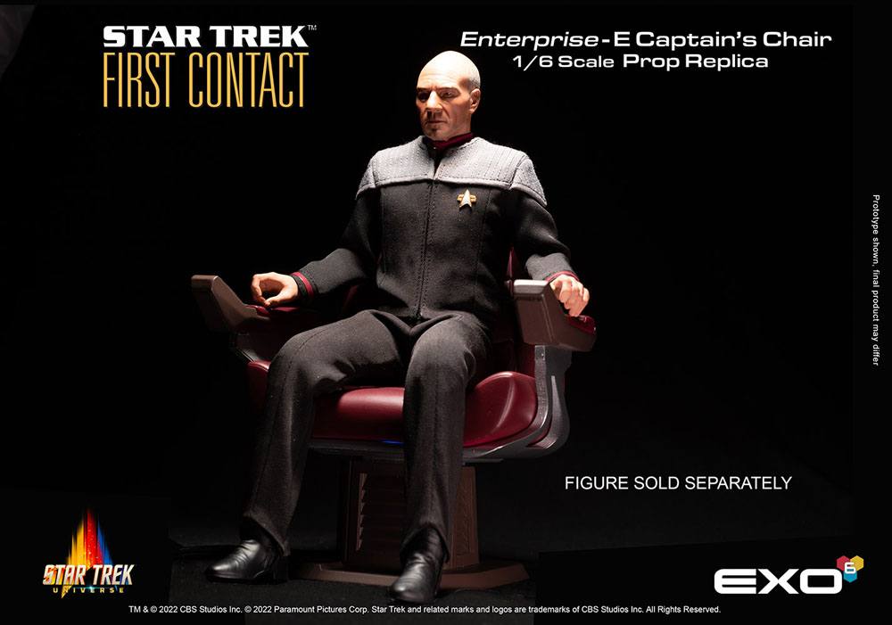 Star Trek: First Contact Replica 1/6 Enterprise-E Captain's Chair 15 cm 0860006181062