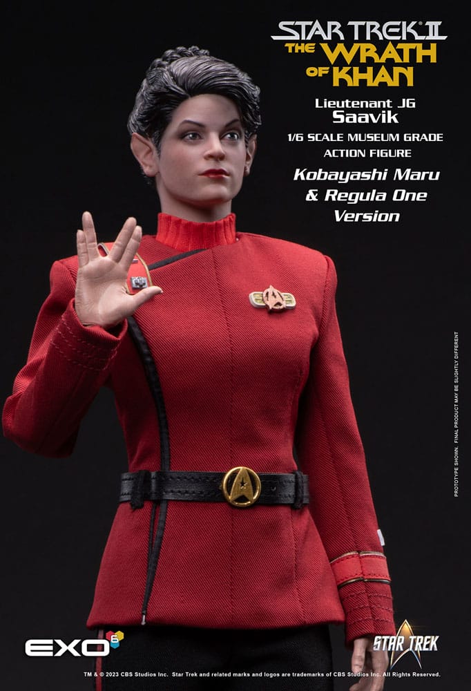 Star Trek II: The Wrath of Khan Action Figure 1/6 Lt. Saavik (Regula One Version) 28 cm 0656382666411