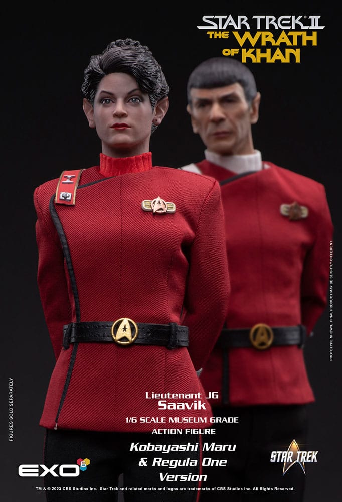 Star Trek II: The Wrath of Khan Action Figure 1/6 Lt. Saavik (Regula One Version) 28 cm 0656382666411