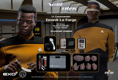 Star Trek: The Next Generation Action Figure 1/6 Lt. Commander Geordi La Forge (Standard Version) 28 cm 0656382716666