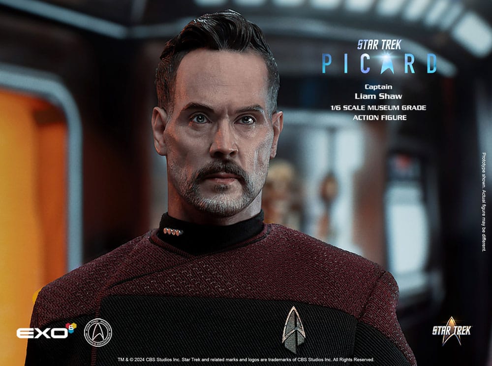 Star Trek: Picard Action Figure 1/6 Captain Liam Shaw 30 cm 0656382803052