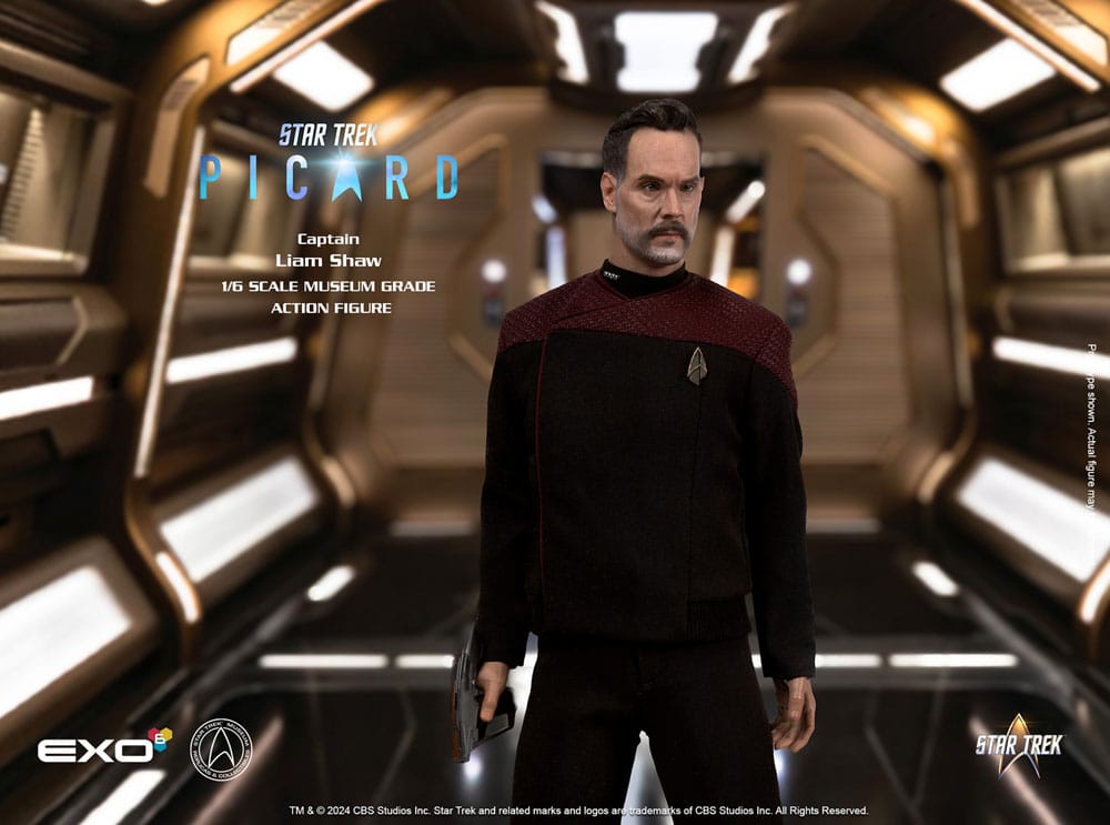 Star Trek: Picard Action Figure 1/6 Captain Liam Shaw 30 cm 0656382803052