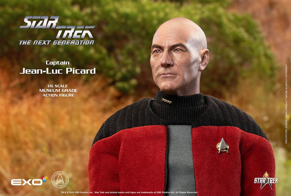 Star Trek: The Next Generation Action Figure 1/6 Captain Jean-Luc Picard 30 cm  0656382811316