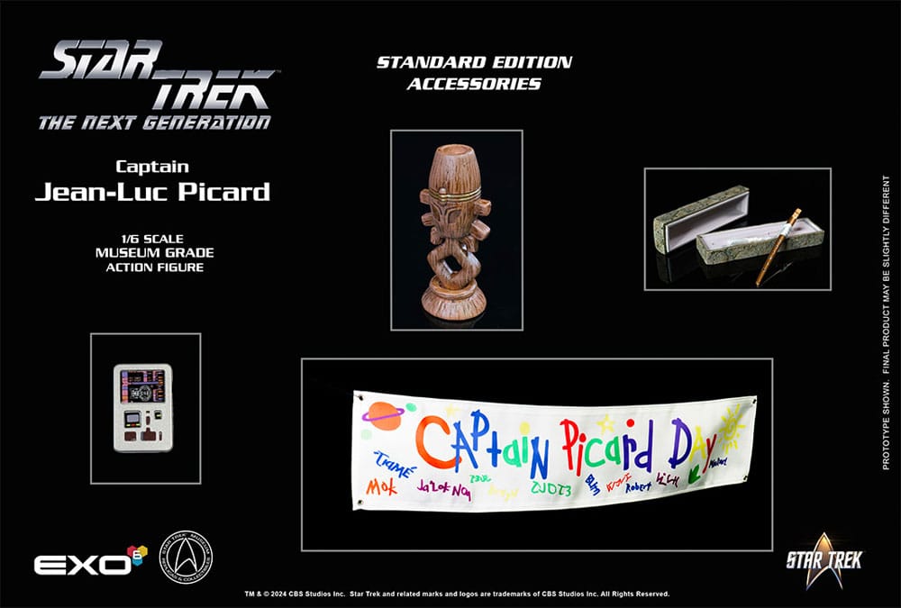 Star Trek: The Next Generation Action Figure 1/6 Captain Jean-Luc Picard 30 cm  0656382811316
