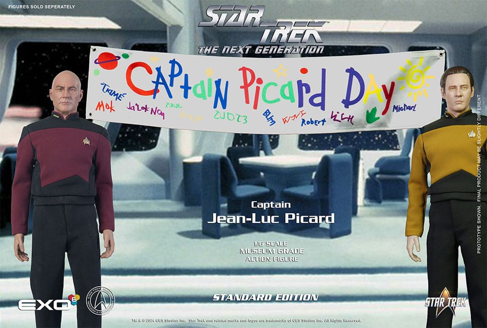 Star Trek: The Next Generation Action Figure 1/6 Captain Jean-Luc Picard 30 cm  0656382811316