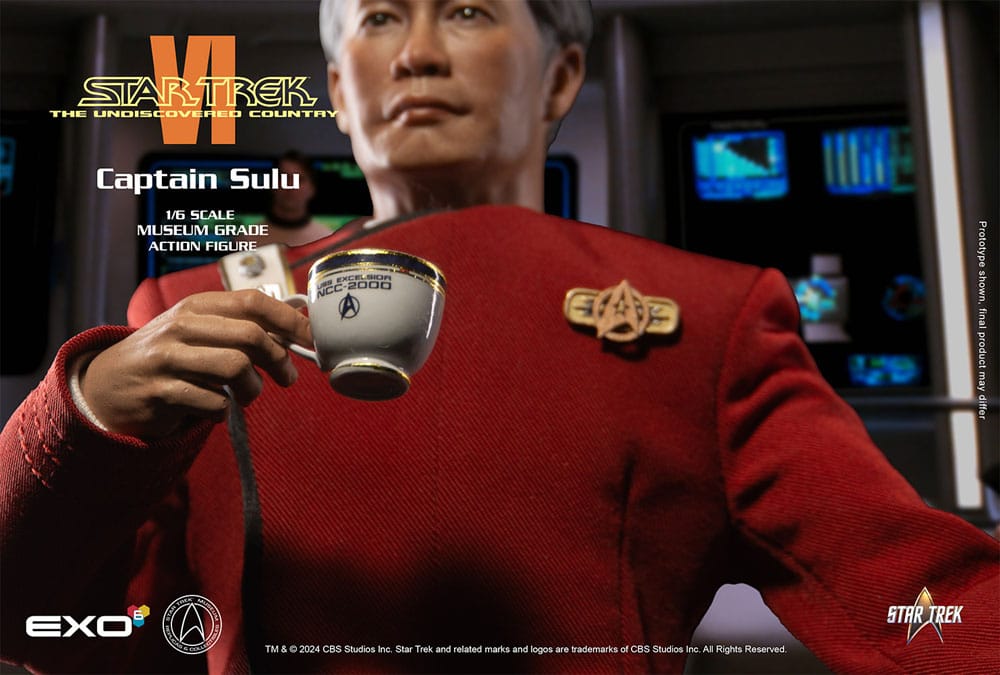 Star Trek VI: The Undiscovered Country Action Figure 1/6 Captain Hikaru Sulu 28 cm 0656382937481