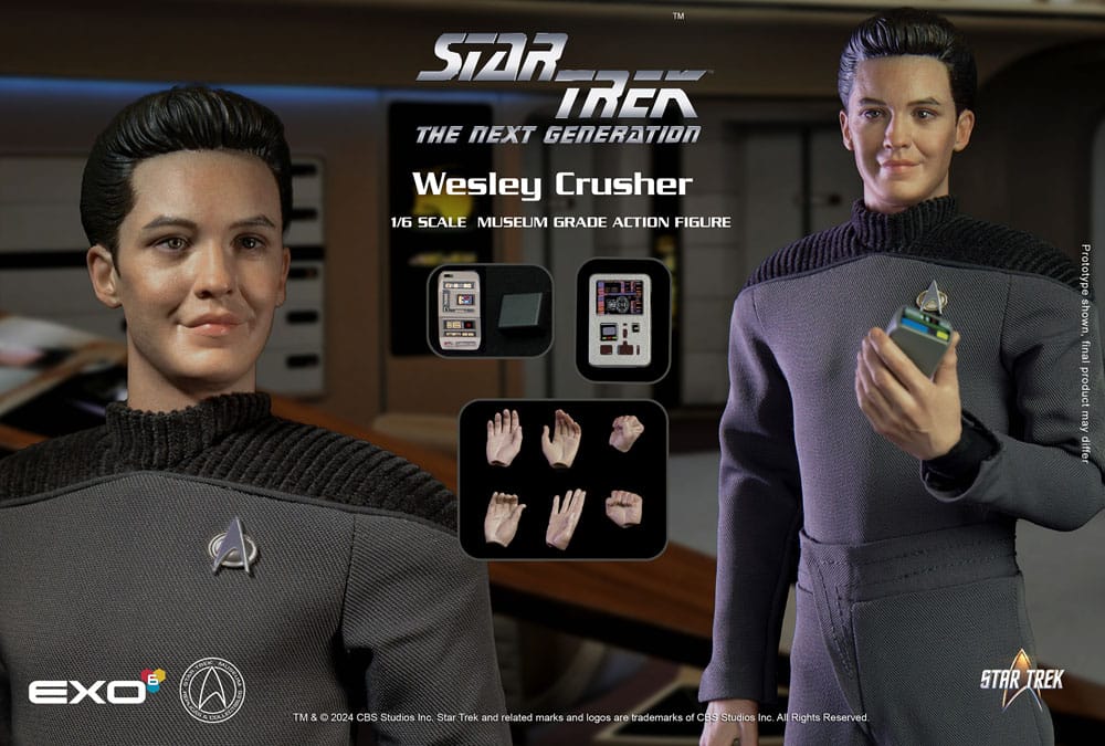 Star Trek: The Next Generation Action Figure 1/6 Wesley Crusher 30 cm 0656382969390