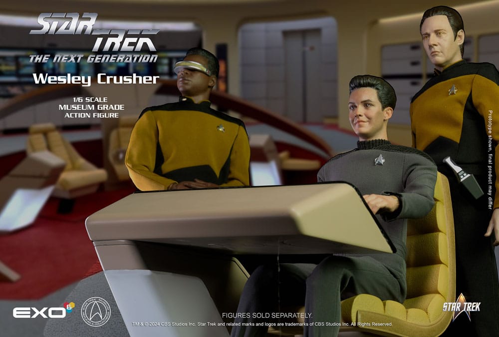 Star Trek: The Next Generation Action Figure 1/6 Wesley Crusher 30 cm 0656382969390