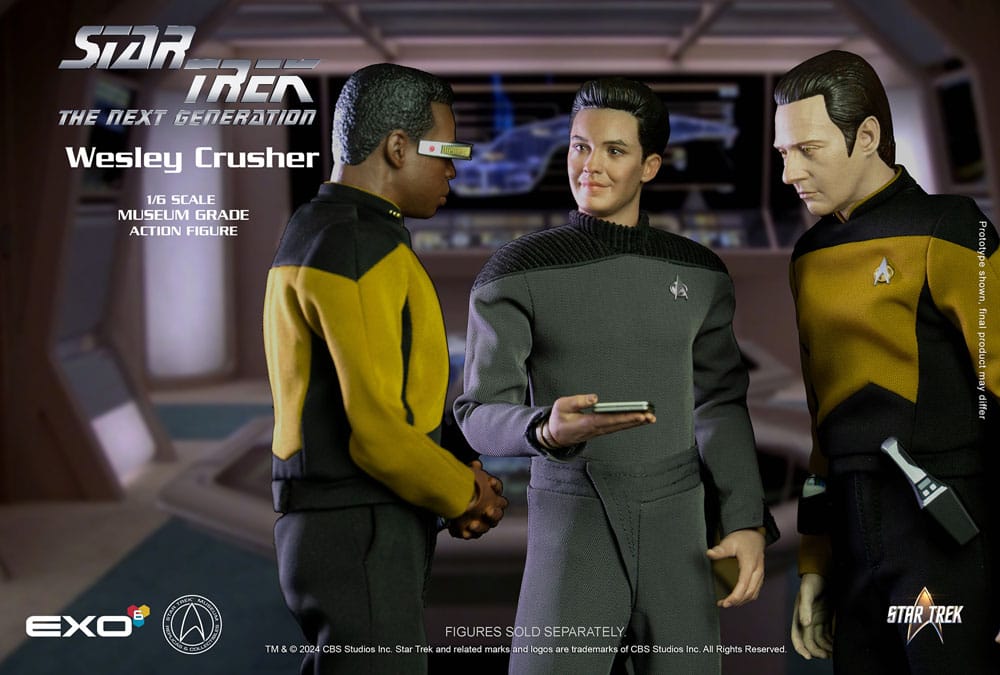 Star Trek: The Next Generation Action Figure 1/6 Wesley Crusher 30 cm 0656382969390