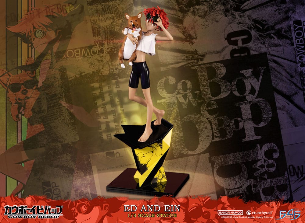 Cowboy Bebop Statue 1/8 Ed & Ein 28 cm 5060316627617