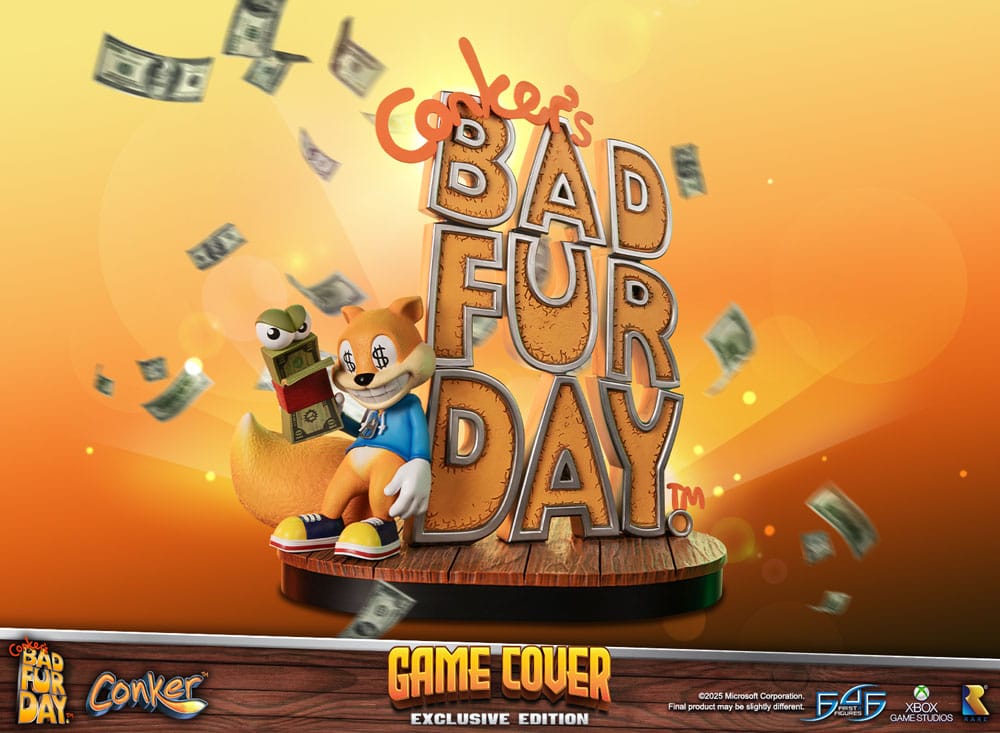 Conker´s Bad Fur Day Statue Game Cover Exclusive Edition 45 cm 5060316627716