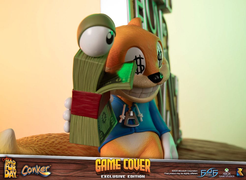 Conker´s Bad Fur Day Statue Game Cover Exclusive Edition 45 cm 5060316627716