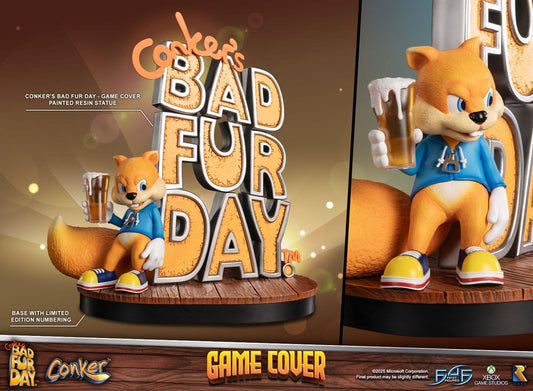 Conker´s Bad Fur Day Statue Game Cover Exclusive Edition 45 cm 5060316627709
