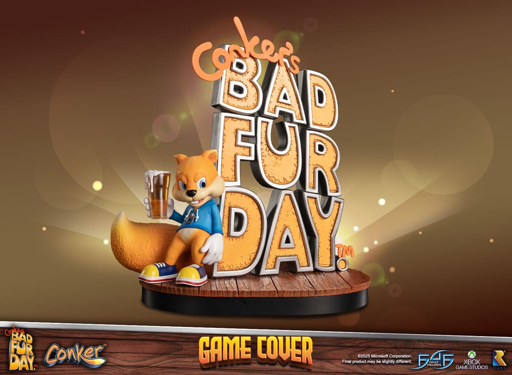 Conker´s Bad Fur Day Statue Game Cover Exclusive Edition 45 cm 5060316627709