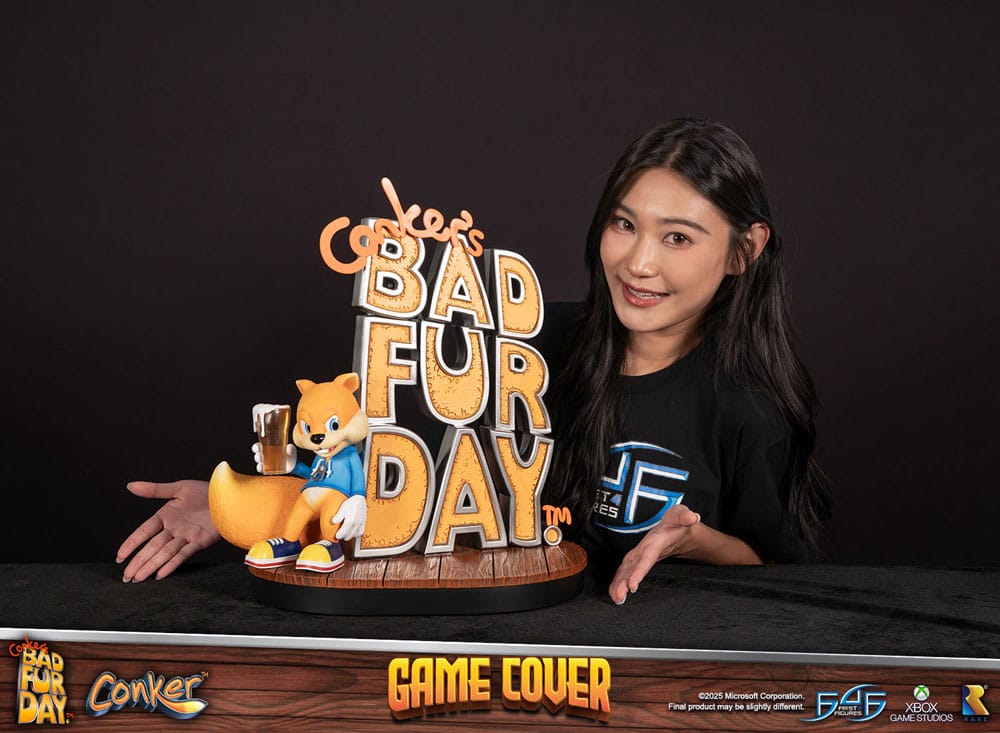 Conker´s Bad Fur Day Statue Game Cover Exclusive Edition 45 cm 5060316627709