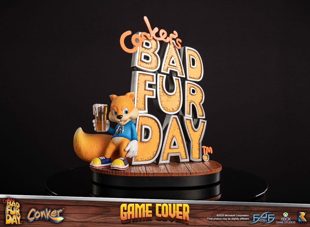 Conker´s Bad Fur Day Statue Game Cover Exclusive Edition 45 cm 5060316627709