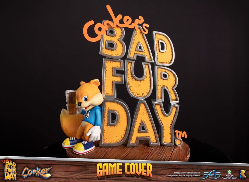 Conker´s Bad Fur Day Statue Game Cover Exclusive Edition 45 cm 5060316627709