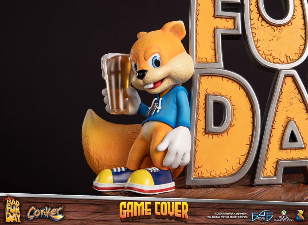 Conker´s Bad Fur Day Statue Game Cover Exclusive Edition 45 cm 5060316627709