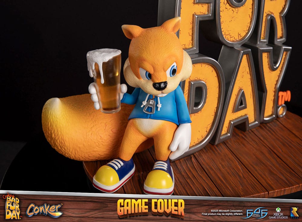 Conker´s Bad Fur Day Statue Game Cover Exclusive Edition 45 cm 5060316627709