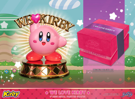 Kirby DieCast Statue We Love Kirby 10 cm 5060316624364