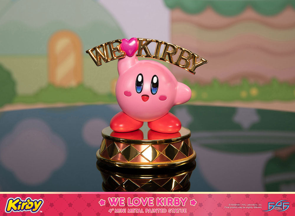 Kirby DieCast Statue We Love Kirby 10 cm 5060316624364