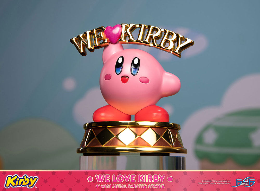 Kirby DieCast Statue We Love Kirby 10 cm 5060316624364