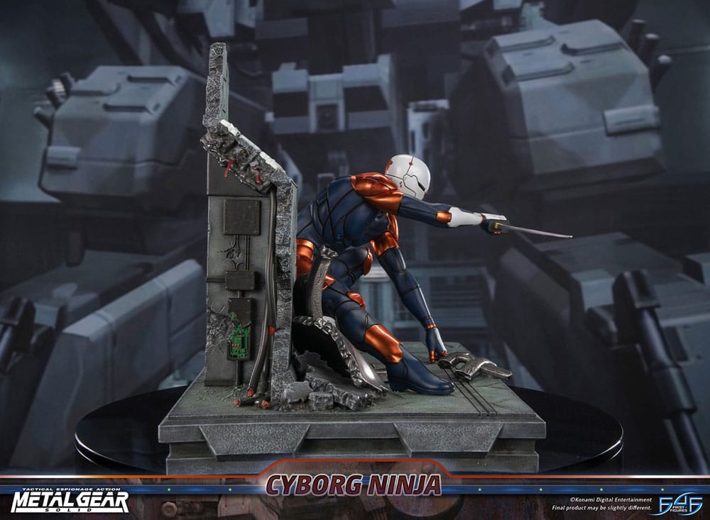 Metal Gear Solid Statue Cyborg Ninja (Gray Fox) 41 cm 5060316625286