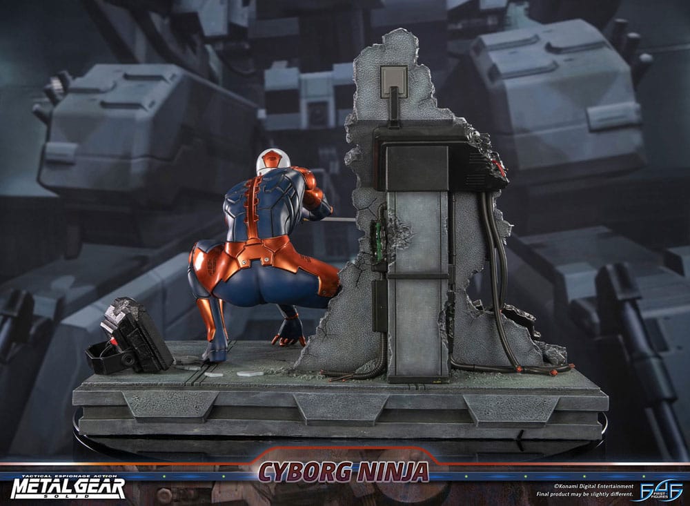 Metal Gear Solid Statue Cyborg Ninja (Gray Fox) 41 cm 5060316625286