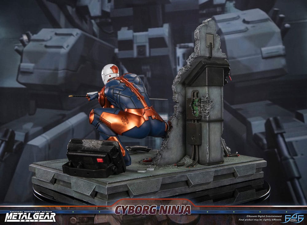 Metal Gear Solid Statue Cyborg Ninja (Gray Fox) 41 cm 5060316625286