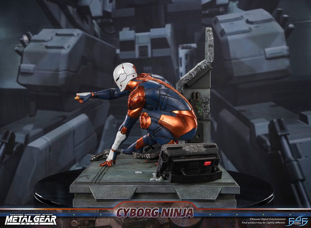 Metal Gear Solid Statue Cyborg Ninja (Gray Fox) 41 cm 5060316625286