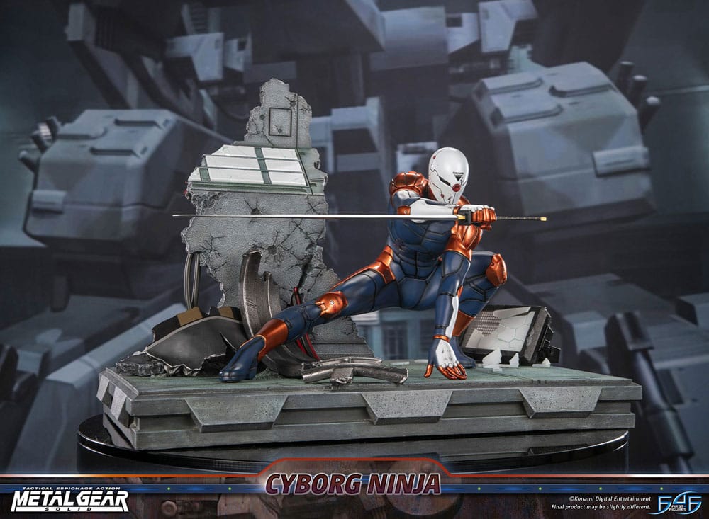 Metal Gear Solid Statue Cyborg Ninja (Gray Fox) 41 cm 5060316625286