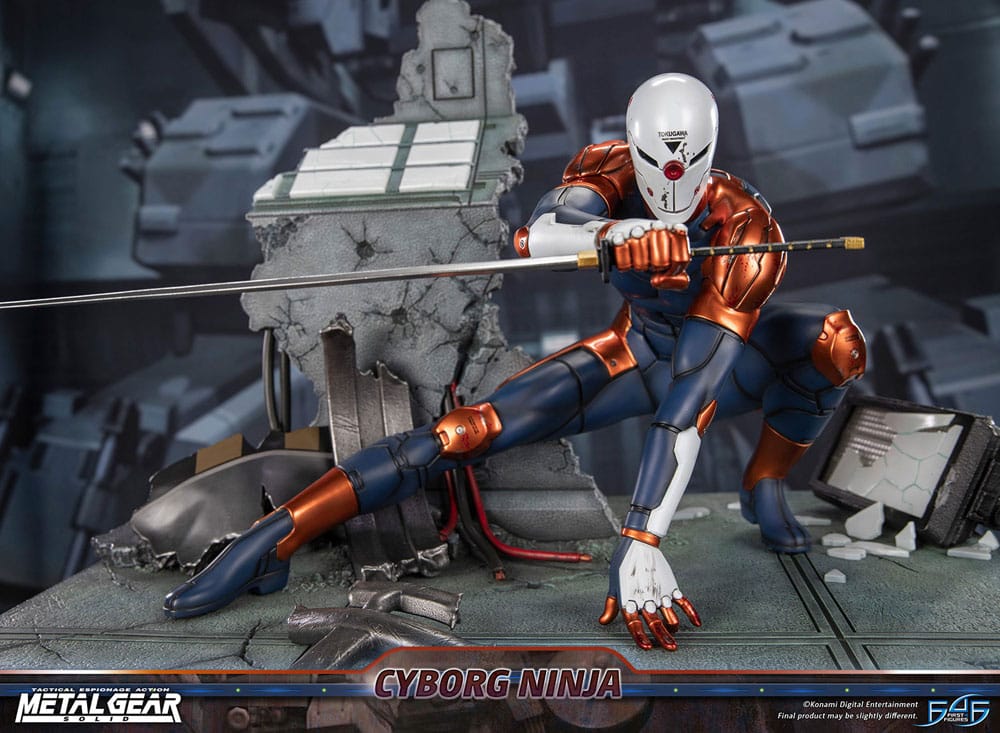 Metal Gear Solid Statue Cyborg Ninja (Gray Fox) 41 cm 5060316625286