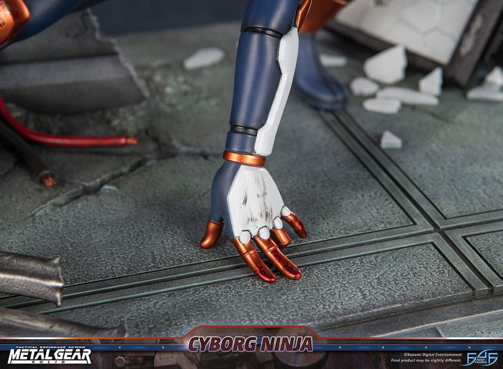 Metal Gear Solid Statue Cyborg Ninja (Gray Fox) 41 cm 5060316625286