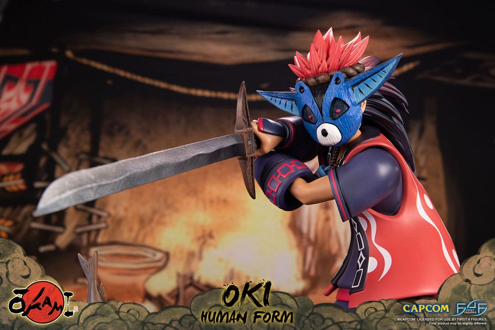 Okami Statue Oki (Human Form) 38 cm 5060316626368