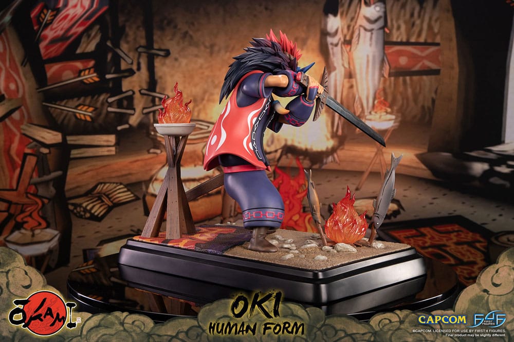 Okami Statue Oki (Human Form) 38 cm 5060316626368