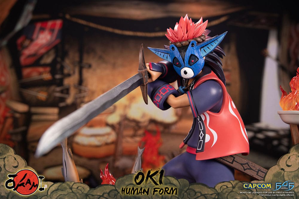 Okami Statue Oki (Human Form) 38 cm 5060316626368