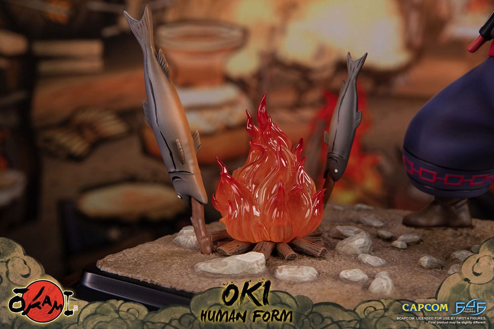 Okami Statue Oki (Human Form) 38 cm 5060316626368