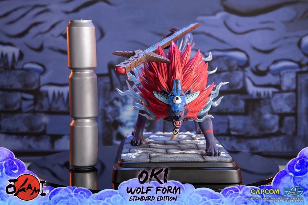 Okami Statue Oki (Wolf Form) 35 cm 5060316624661