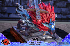 Okami Statue Oki (Wolf Form) 35 cm 5060316624661