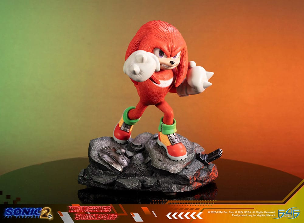 Sonic the Hedgehog 2 Statue Knuckles Standoff 5060316627396