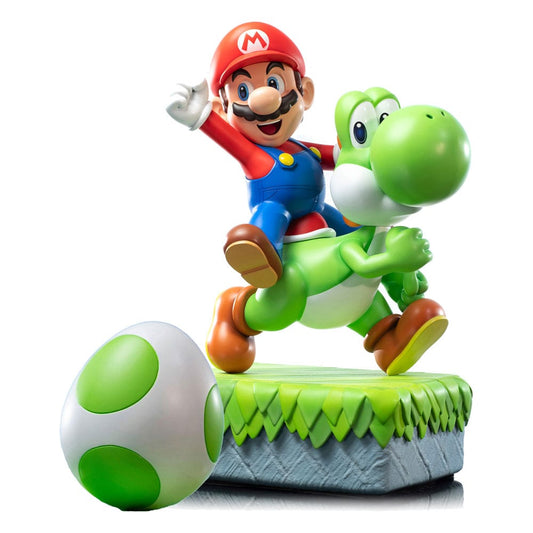 Super Mario Statue Mario & Yoshi 48 cm 5060316622162